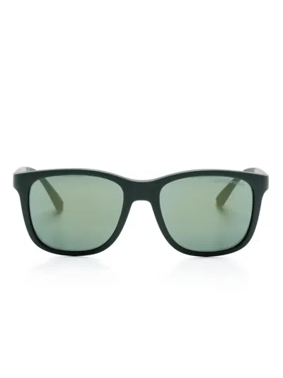 Emporio Armani Kids' Square-frame Tinted Sunglasses In Green