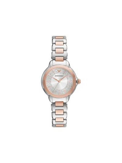 Emporio Armani Stainless Steel 32mm In Gold