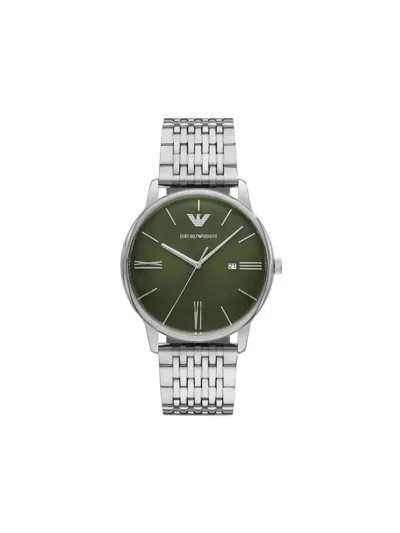 Emporio Armani Stainless Steel 42mm In Metallic