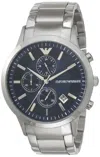 Emporio Armani Stainless Steel Mens Watch In Metallic