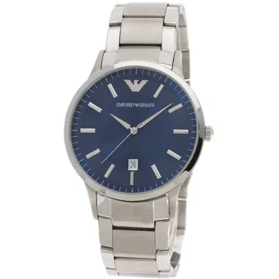 Pre-owned Emporio Armani Stainless Steel Wristwatch () In Multi