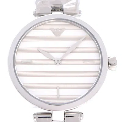 Pre-owned Emporio Armani Stainless Steel Wristwatch () In Multi