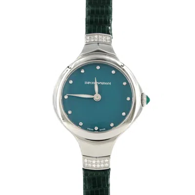 Pre-owned Emporio Armani Stainless Steel Wristwatch () In Multi