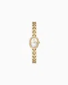 Emporio Armani Steel Strap Watches In Gold