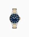 Emporio Armani Steel Strap Watches In Multicoloured