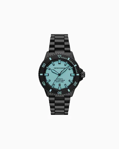 Emporio Armani Steel Strap Watches In Multicoloured