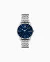 Emporio Armani Steel Strap Watches In Multicoloured