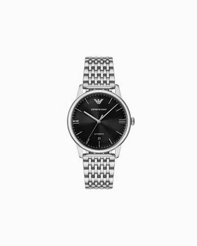 Emporio Armani Steel Strap Watches In Multicoloured