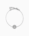 Emporio Armani Sterling Silver Components Bracelet In Multicoloured