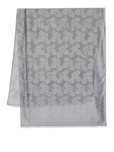 Emporio Armani Stole In Grey