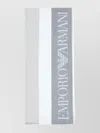 Emporio Armani Logo-jacquard Fringed Scarf In Multi