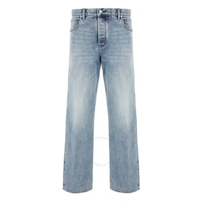 Emporio Armani Stone-washed Denim Jeans In Blue