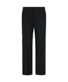 Emporio Armani Straight Casual Pants In Black