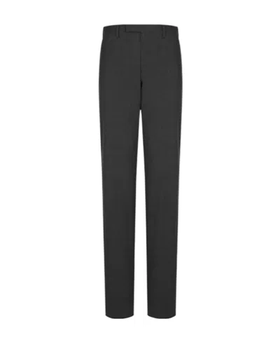 Emporio Armani Straight Casual Pants In Black