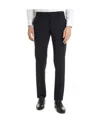 Emporio Armani Straight Casual Pants In Black