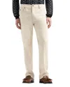 Emporio Armani Straight Fit Bull Cotton Jeans In Light Beige In Light Beige