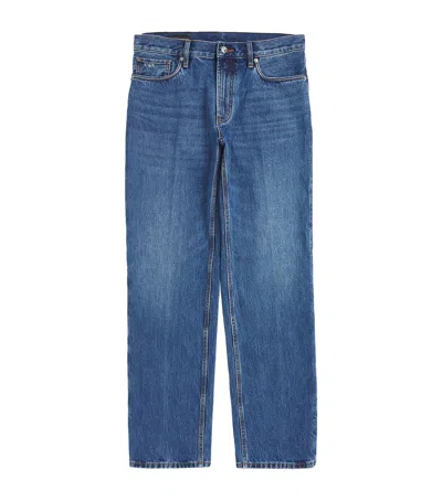 Emporio Armani Straight Jeans In Blue
