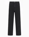 Emporio Armani Straight Jeans In Blue