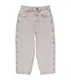 Emporio Armani Straight Jeans In Gray