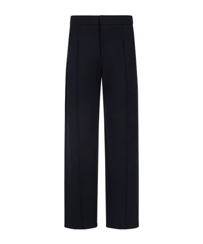 Emporio Armani Straight-leg Casual Pants In Black