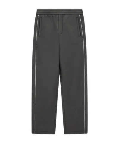 Emporio Armani Straight-leg Casual Pants In Gray