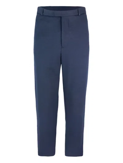 Emporio Armani Straight-leg Chinos In Blue