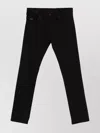 Emporio Armani Man Pants Black Size 31 Cotton, Elastane In Black