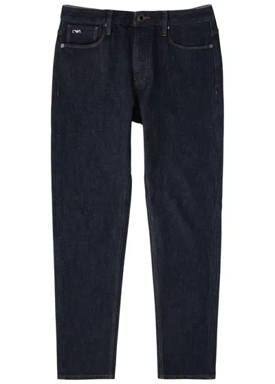 Emporio Armani Straight-leg Jeans In Indigo
