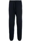 Emporio Armani Travel Essential Flannel Pants In Black