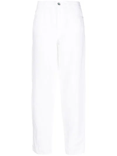 Emporio Armani Pants In 0100 White