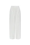Emporio Armani Straight-leg Pants In White