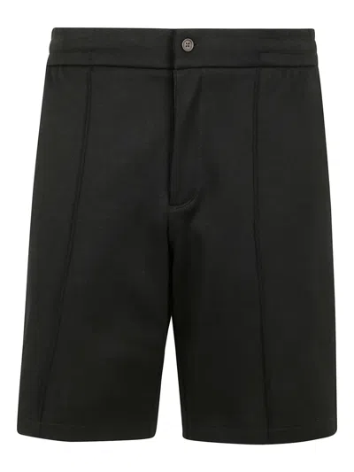 Emporio Armani Straight-leg Shorts In Black