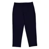 Emporio Armani Straight-leg Tailored-cut Trousers In Black