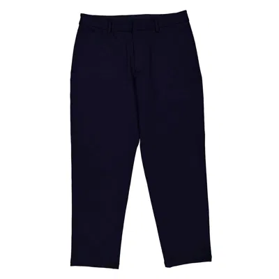 Emporio Armani Straight-leg Tailored-cut Trousers In Black