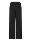 Emporio Armani Asv Double Jersey Trousers With An Elasticated Waist In Black