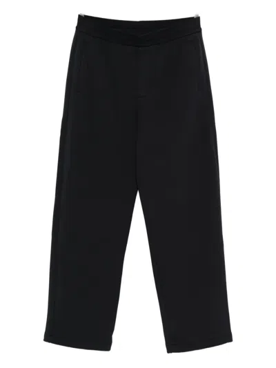 Emporio Armani Straight-leg Trousers In Black
