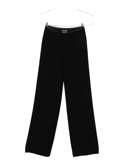 Emporio Armani Straight-leg Trousers In Multi