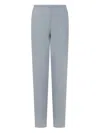 Emporio Armani Straight-leg Trousers In Blue