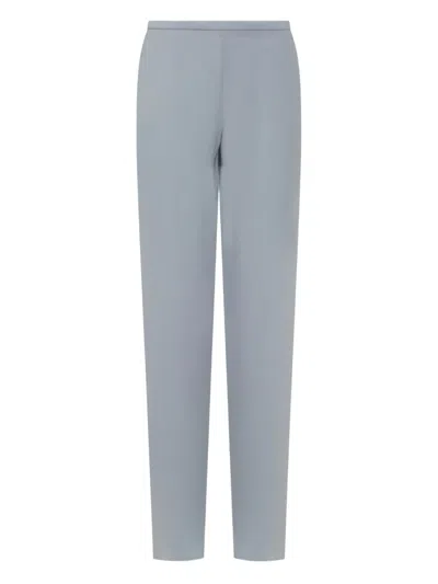 Emporio Armani Straight-leg Trousers In Blue