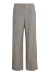 Emporio Armani Straight-leg Trousers In Gray