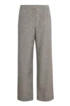 Emporio Armani Straight-leg Trousers In Gray