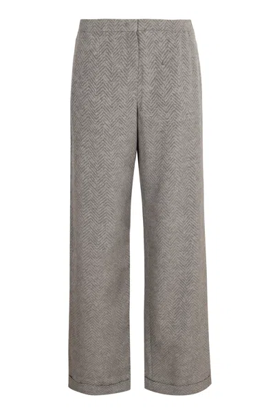 EMPORIO ARMANI EMPORIO ARMANI STRAIGHT-LEG TROUSERS
