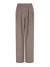 Emporio Armani Straight-leg Trousers In Animal Print