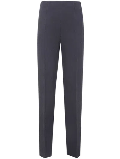 Emporio Armani Straight-leg Trousers With Tailored Fit And Aesthetic In Blue