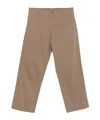 Emporio Armani Straight Trousers In Brown