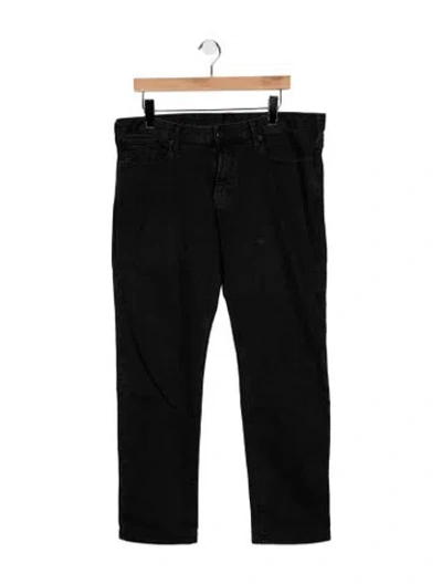Pre-owned Emporio Armani Straight-leg Jeans In Blue
