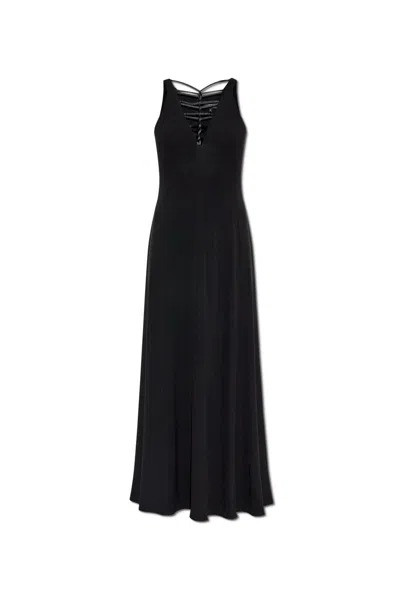 EMPORIO ARMANI STRAPPY MAXI DRESS