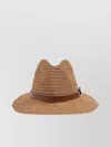Emporio Armani Women's Straw Fedora Hat