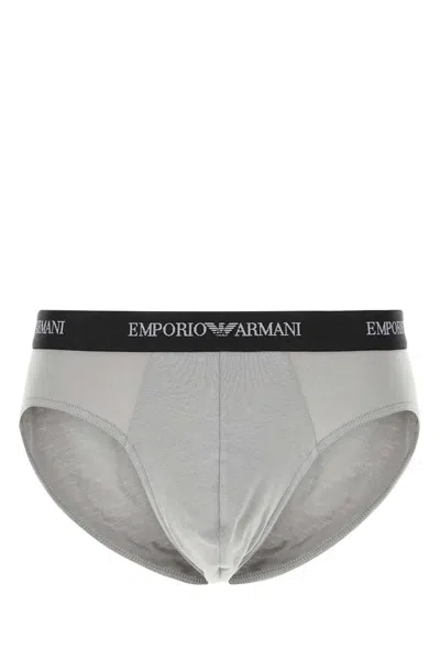Emporio Armani Stretch Cotton Brief Set In 03320