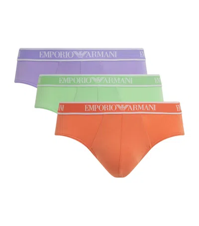 Emporio Armani Stretch-cotton Briefs